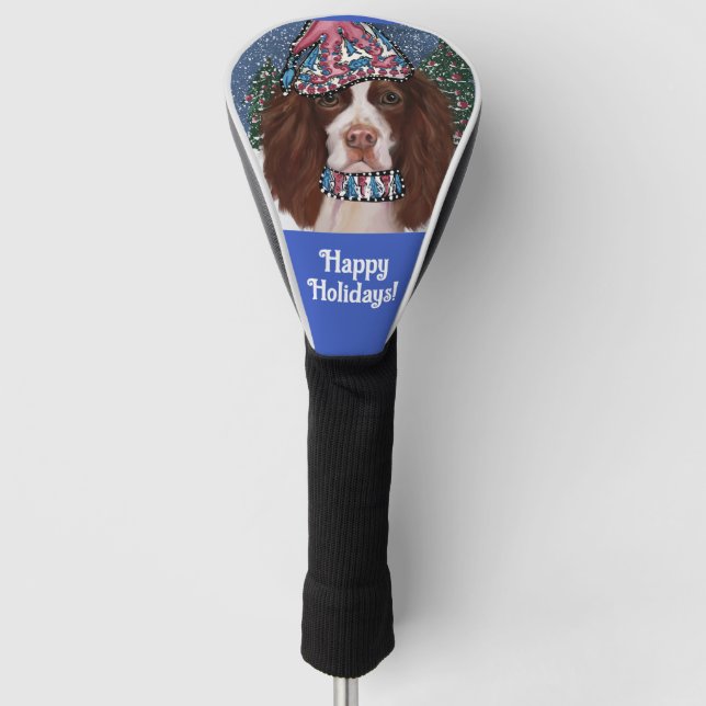 ENGLISH SPRINGER SPANIEL       GOLF HEAD COVER (Front)