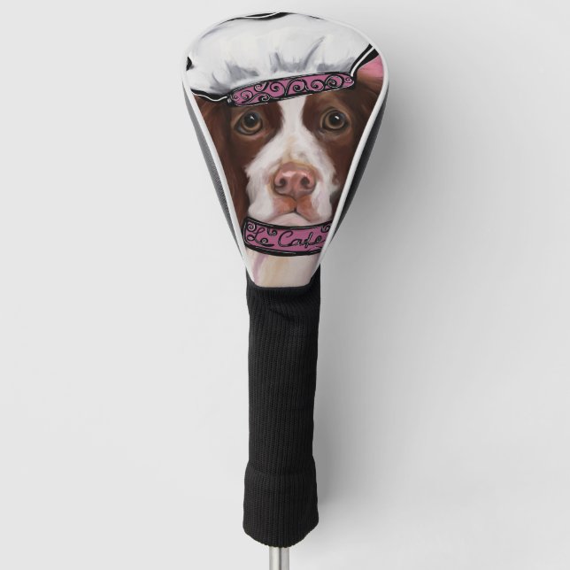 English Springer Spaniel      Golf Head Cover (Front)