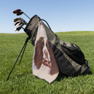 ENGLISH SPRINGER SPANIEL        GOLF TOWEL