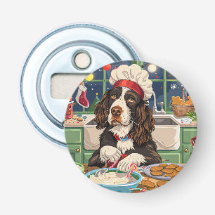 English Springer Spaniel Holiday Baking: Festive  Bottle Opener