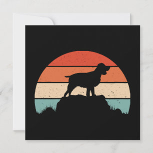 English springer spaniel invitation