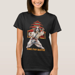 English Springer Spaniel Karate Martial Arts Dog L T-Shirt