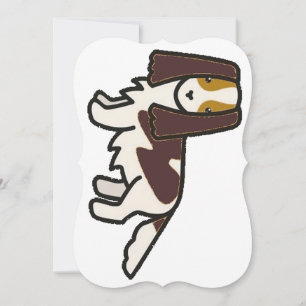 English Springer Spaniel Liver Tri Cartoon