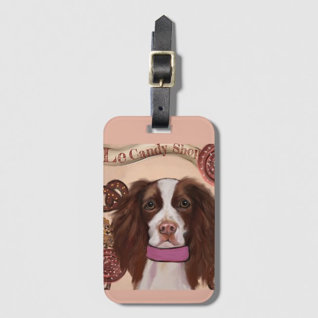 English Springer Spaniel    Luggage Tag (Front Vertical)