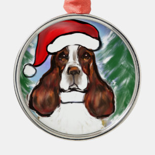 ENGLISH SPRINGER SPANIEL METAL TREE DECORATION