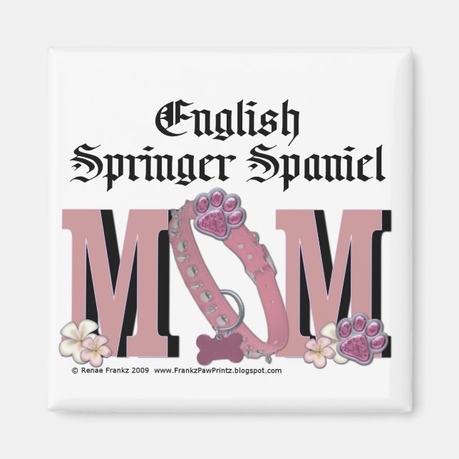 English Springer Spaniel MOM Magnet (Front)