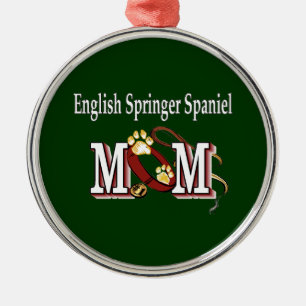 English Springer Spaniel Mum Gifts Metal Tree Decoration