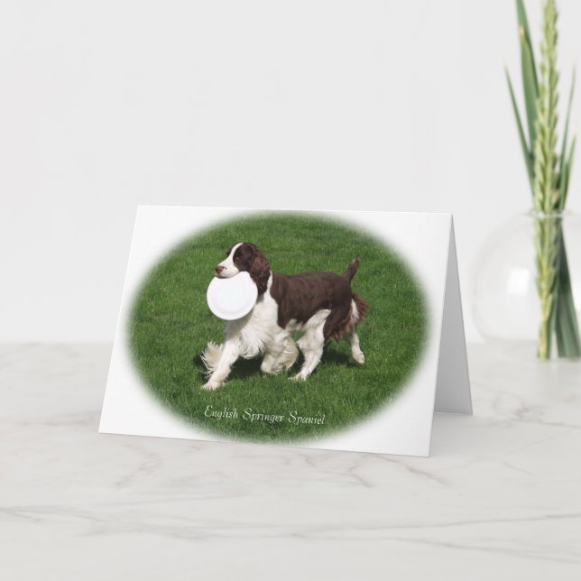 English Springer Spaniel Note Card (Front)