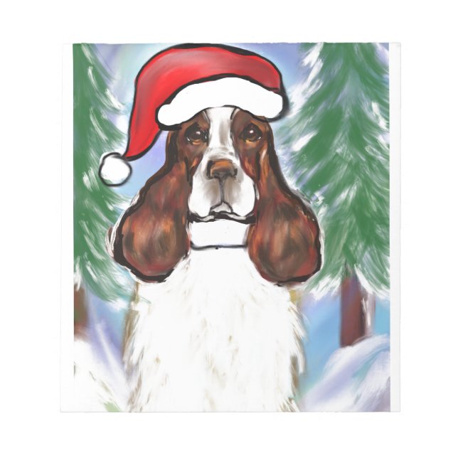 ENGLISH SPRINGER SPANIEL NOTEPAD (Front)
