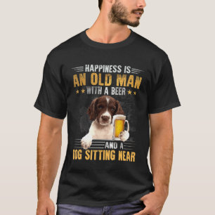 English Springer Spaniel Old Man With A Dog T-Shirt