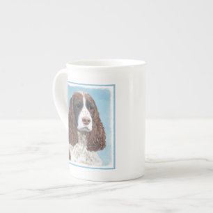 English Springer Spaniel Painting Original Dog Art Bone China Mug