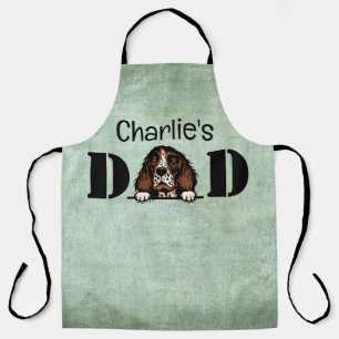 English Springer Spaniel Personalised Dad Apron