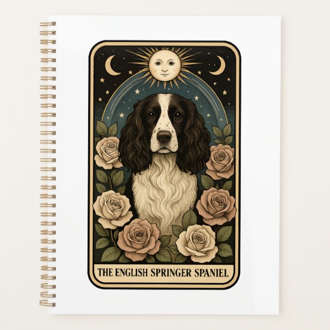 English Springer Spaniel Planner (Front)