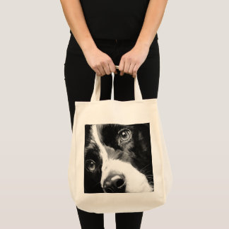 English springer spaniel portrait tote bag