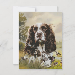 English Springer Spaniel Postcard