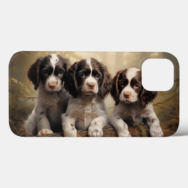 English springer spaniel puppies Case-Mate iPhone case (Back (Horizontal))
