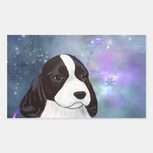 English Springer Spaniel Puppy Stickers (Front)