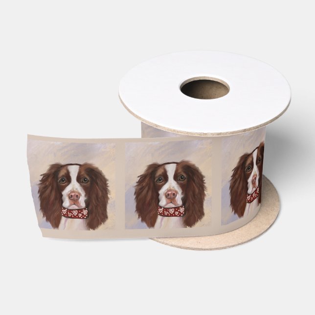 ENGLISH SPRINGER SPANIEL   SATIN RIBBON (Spool)
