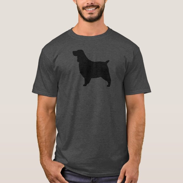 English Springer Spaniel Silhouette T-Shirt (Front)