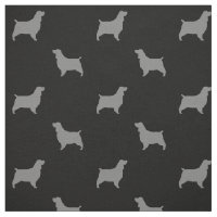 English Springer Spaniel Silhouettes Pattern