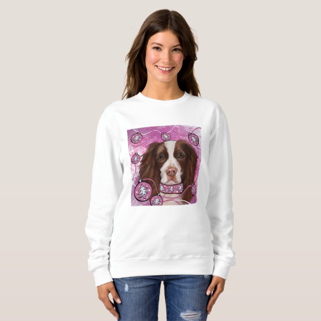 ENGLISH SPRINGER SPANIEL          SWEATSHIRT (Front Full)