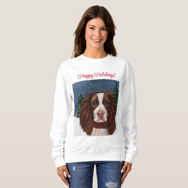ENGLISH SPRINGER SPANIEL     SWEATSHIRT (Front Full)