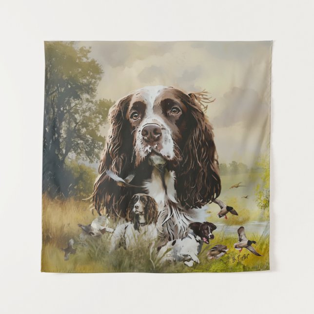 English Springer Spaniel Tapestry (Front)