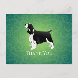 English Springer Spaniel Thank You Postcard