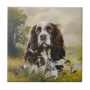 English Springer Spaniel Tile