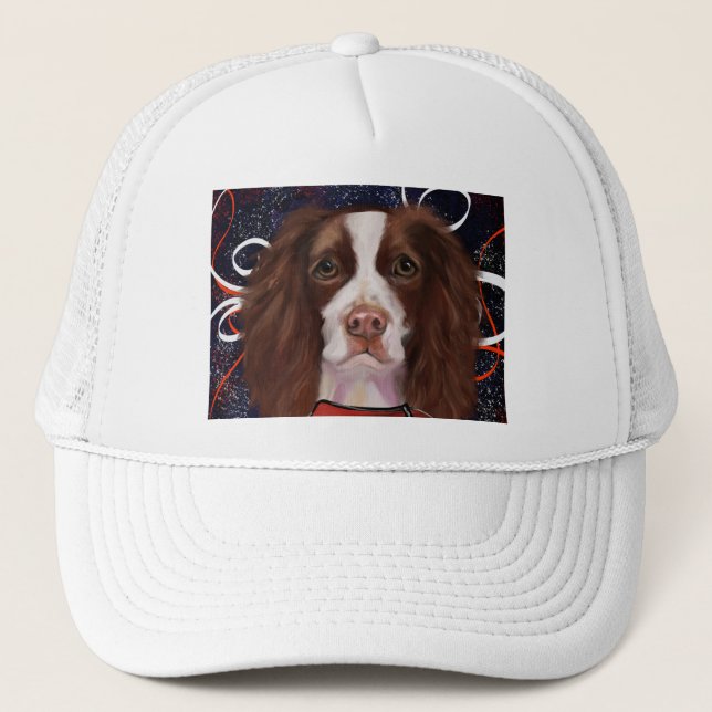 ENGLISH SPRINGER SPANIEL TRUCKER HAT (Front)
