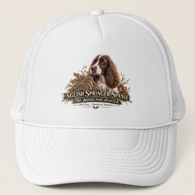 English Springer Spaniel  Trucker Hat (Front)
