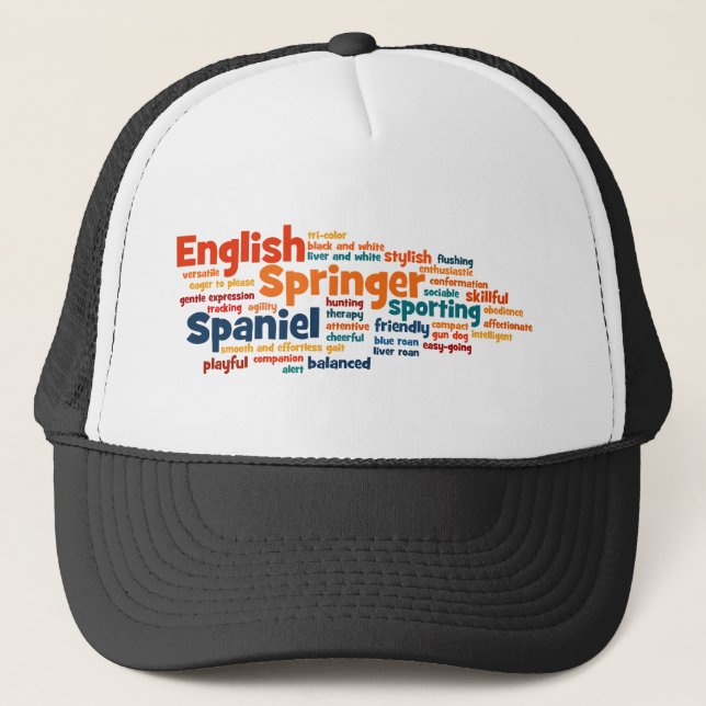 English Springer Spaniel Trucker Hat (Front)