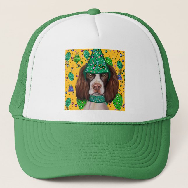 English Springer Spaniel  Trucker Hat (Front)