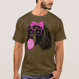 English Springer Spaniel with bubble gum bandanna T-Shirt