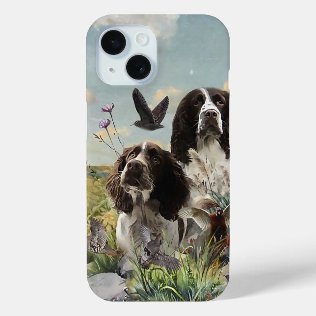 English Springer Spaniels ,Art Case-Mate iPhone Case (Back)