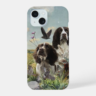 English Springer Spaniels ,Art iPhone 15 Case