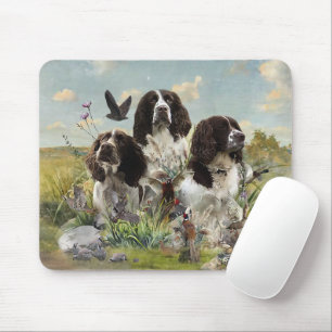 English Springer Spaniels ,Art Mouse Pad