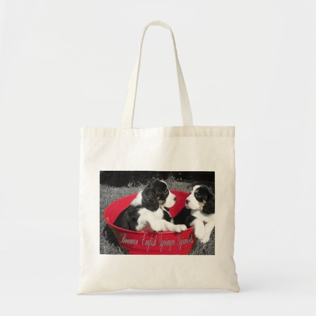 English Springer Tote Bag (Front)
