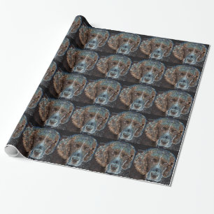 English Springer Wrapping Paper
