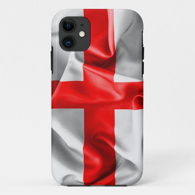 English St Georges Cross Flag Case-Mate iPhone Case (Back)