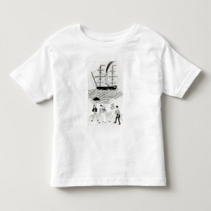 English Steamship at Canton, 1840 Toddler T-Shirt