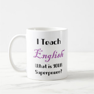 english teach coffee mug