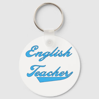 English Teacher Blue Key Ring