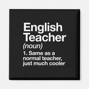 English Teacher Definition Funny Byck To School Fi Magnet