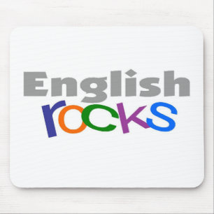 English Teacher "English Rocks" Gifts Mouse Pad
