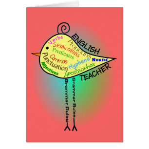 English Teacher "Grammar Bird" Gifts