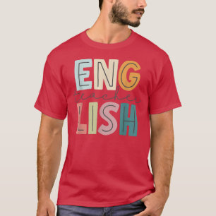 English Teacher Student Happy First Last 100 Day O T-Shirt