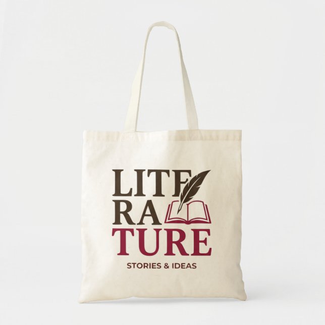 English Teacher Typography Design Tote Bag (Front)