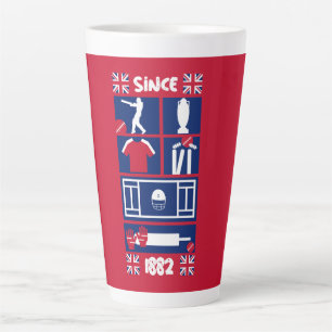 English Test Cricket   Latte Mug