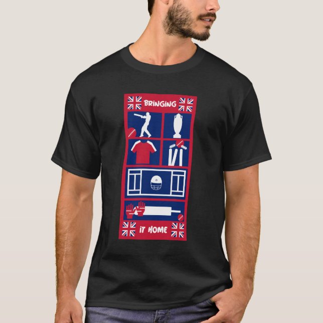 English Test Cricket T-Shirt (Front)